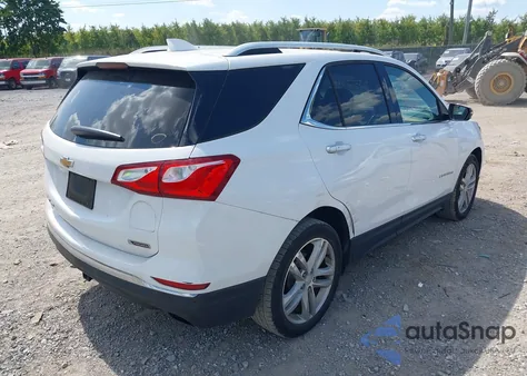 2018 Chevrolet Equinox Premier из США, поврежденный, VIN 2GNAXNEX2J6318821